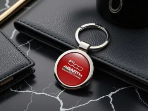 Fiat Abarth Portachiavi Metallo Lega Robusta Stile Durevole
